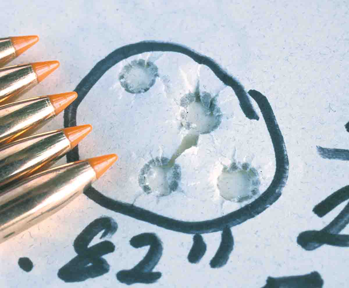 As did the Benchmark and Nosler 50-grain Ballistic Tips